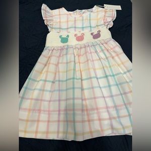Disney Minnie Mouse Ears smocked dress 2T by Eliza James Kids NWT